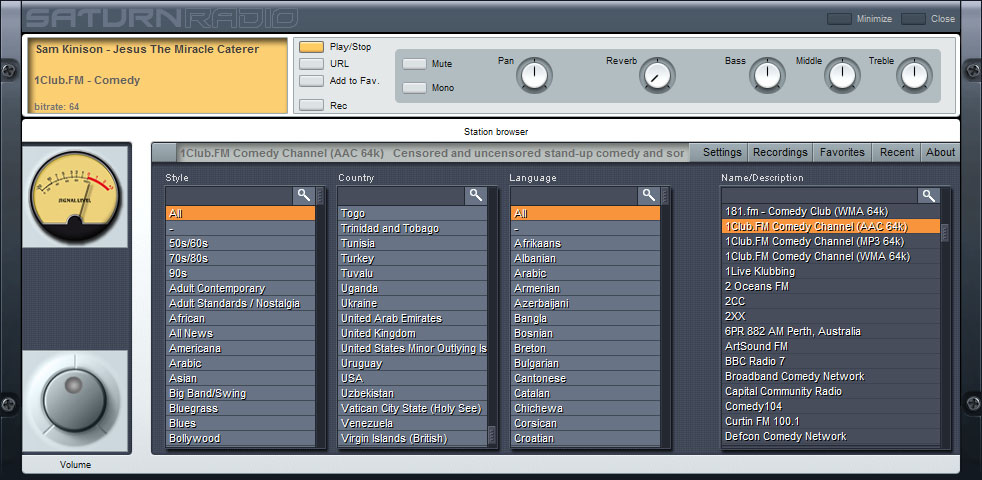 Saturn Radio 1.01 screenshot