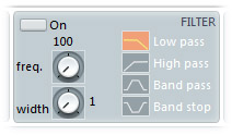 isolate guitar part with parametric equalizer