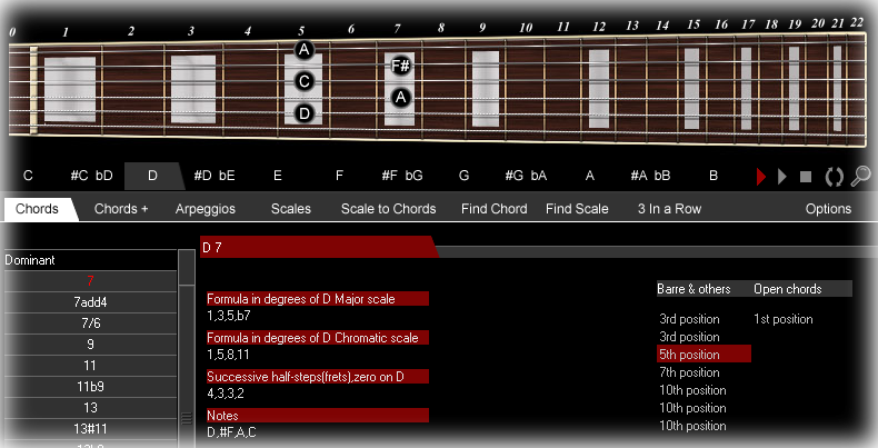 choose from many standard fretboard shapes