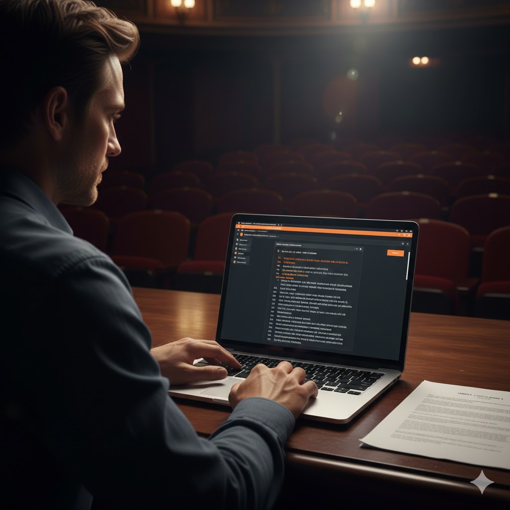 Actor memorizing script using fastMEMORIZER
